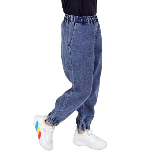 superminis Girls Denim Jeans | Stretchable Blue Cat Print Jeans for Girls 3–10 Years | Soft Comfortable Kids Denim Pants for Casual (4-5 Years, Blue) - Image 4