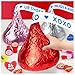 MOREDOTS Valentines Day Gifts for Kids 24 Pack Giant ChocolateShaped Stationery Set with Pencils Stickers Gift Tags Erasers Stamper Sharperner Valentine Party Favors Classroom School Exchange Boys Girls - Image 2