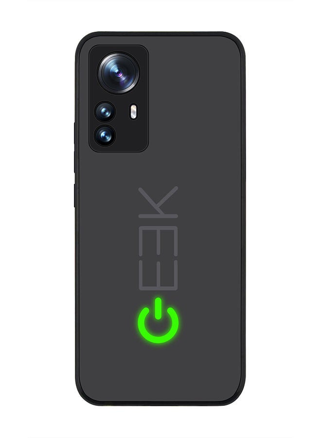 Stylizedd حافظة حواف سوداء متينة لهاتف Xiaomi 12 Pro، حافظة رفيعة، حواف مطاطية مرنة، مضادة للسقوط، غلاف TPU جل رقيق - Geek ON - Image 1