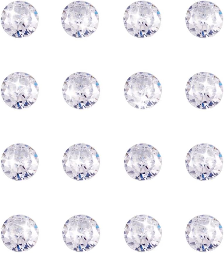 Craftdady 20pcs 6mm Clear Cubic Zirconia Stone Loose CZ Rhinestone Faceted Cabochons for Earring Bracelet Pendants Jewelry DIY Craft Making - Image 1