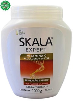 SKALA SKALA Expert Vitamin C + Vegetal Collagen 1000g -Hair Treatment Cream Repair and Shine (Soft and Healthy Wires)  - Image 1