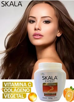 SKALA SKALA Expert Vitamin C + Vegetal Collagen 1000g -Hair Treatment Cream Repair and Shine (Soft and Healthy Wires)  - Image 2