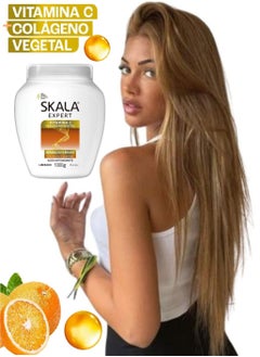 SKALA SKALA Expert Vitamin C + Vegetal Collagen 1000g -Hair Treatment Cream Repair and Shine (Soft and Healthy Wires)  - Image 3