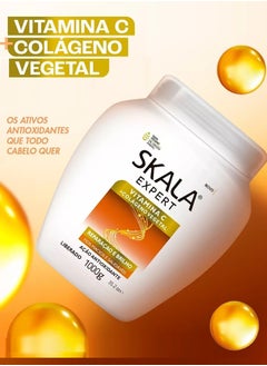 SKALA SKALA Expert Vitamin C + Vegetal Collagen 1000g -Hair Treatment Cream Repair and Shine (Soft and Healthy Wires)  - Image 4