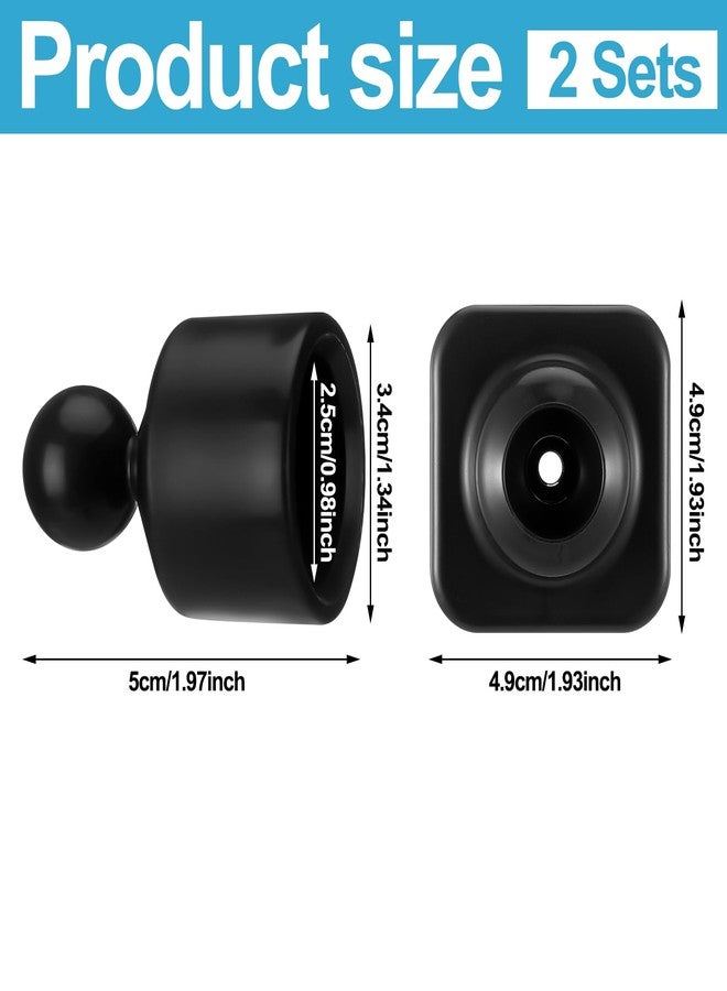 Newtay 2 Sets Angled Shower Rod Mount for Sloped Walls Angled Wall Bracket for 25 mm Shower Bar Low Cost Solution - Image 4