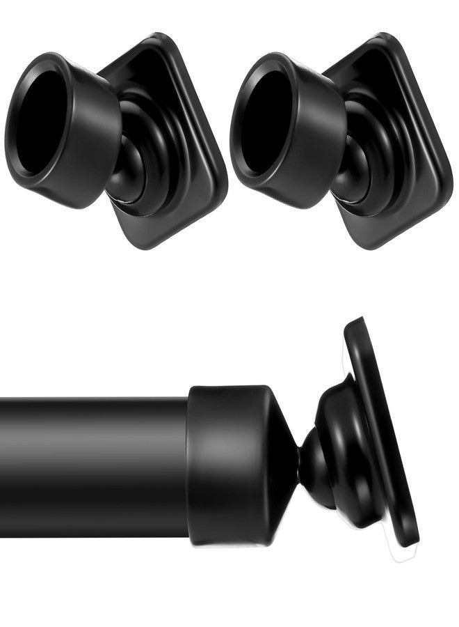 Newtay 2 Sets Angled Shower Rod Mount for Sloped Walls Angled Wall Bracket for 25 mm Shower Bar Low Cost Solution - Image 1