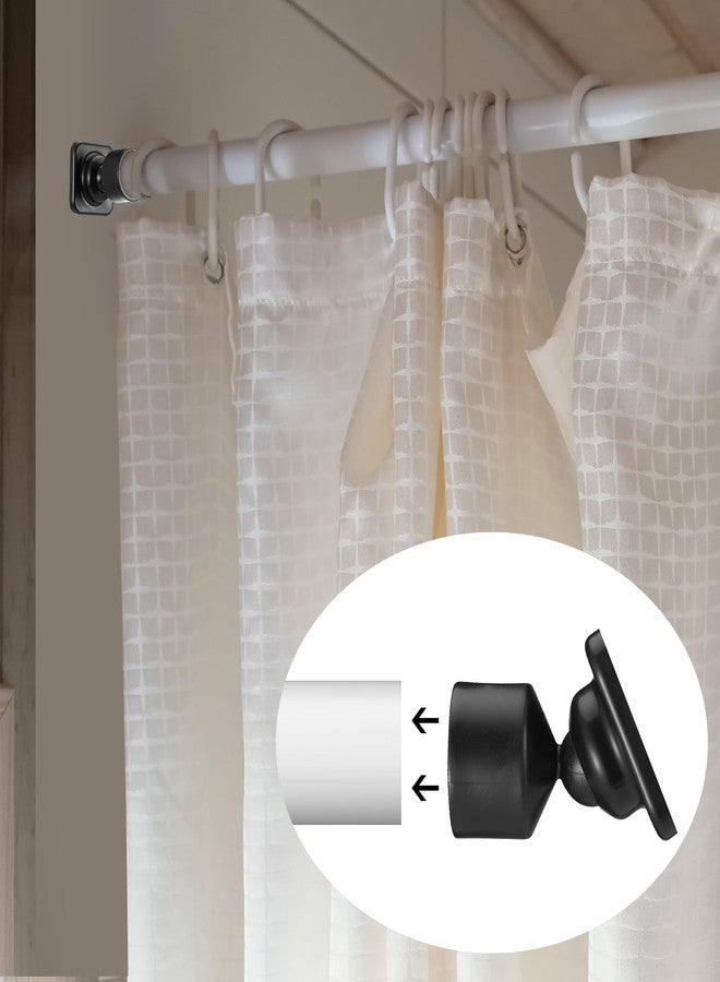 Newtay 2 Sets Angled Shower Rod Mount for Sloped Walls Angled Wall Bracket for 25 mm Shower Bar Low Cost Solution - Image 5