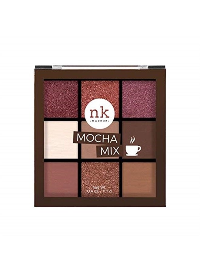 New York Makeup Nine Color Shadow Palette (Mocha Mix)