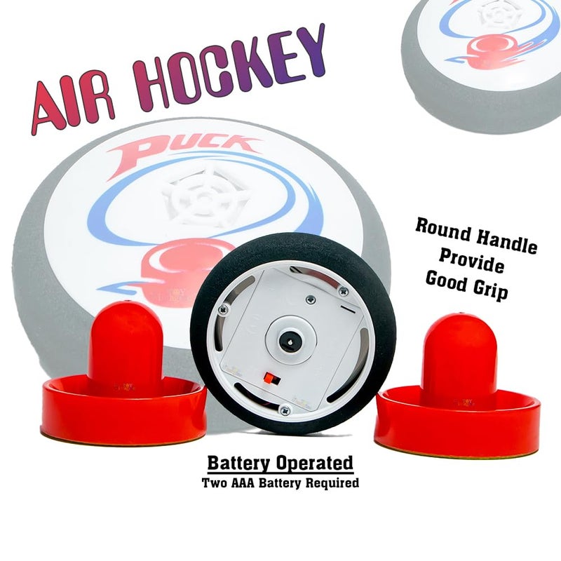 Toy Imagine ™ Air Power Hockey Game Set – Indoor Tabletop Air Hockey for Kids & Adults | 1 Hover Puck + 2 Pushers | Fun Indoor Games for Boys Age 7-14 | Gift for Boys Age 12-14 (Batteries Included) - Image 3