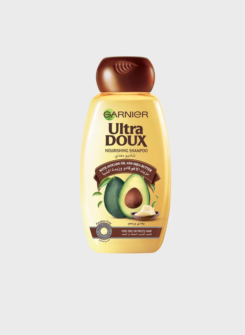 garnier Ultra Doux - Avocado Oil & Shea Butter Shampoo 400ml + Avocado Oil & Shea Butter Conditioner 400ml, Savings 32%