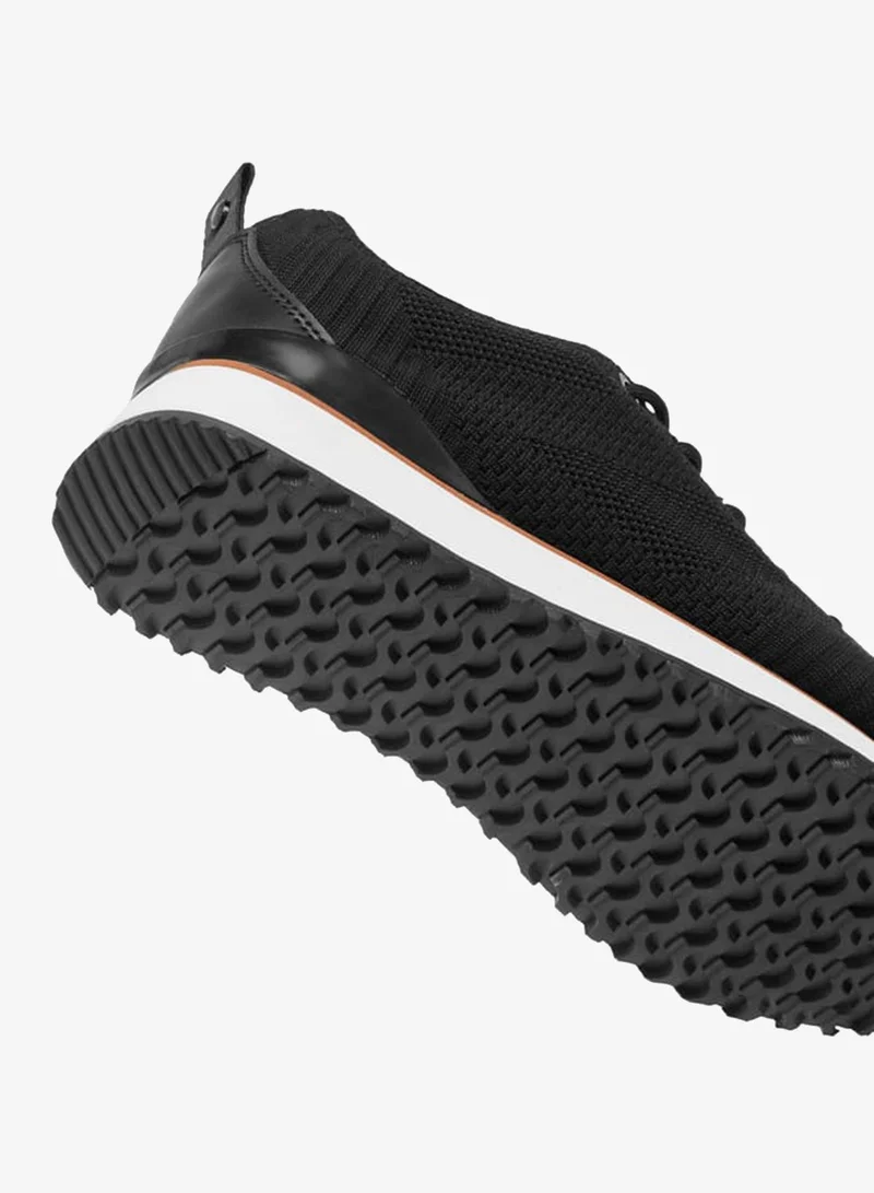 Celeste Women's Mesh Textured Sneakers with Lace-Up Closure