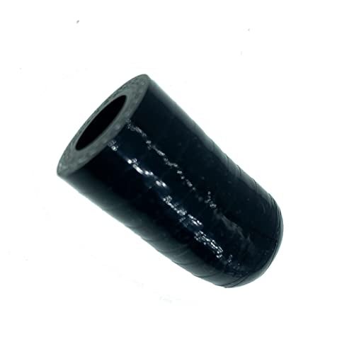 bekelan غطاء تبريد سيليكون معزز أسود عالمي 3/8" (9.5 مم) مع مشبك لمنافذ المياه - Image 2