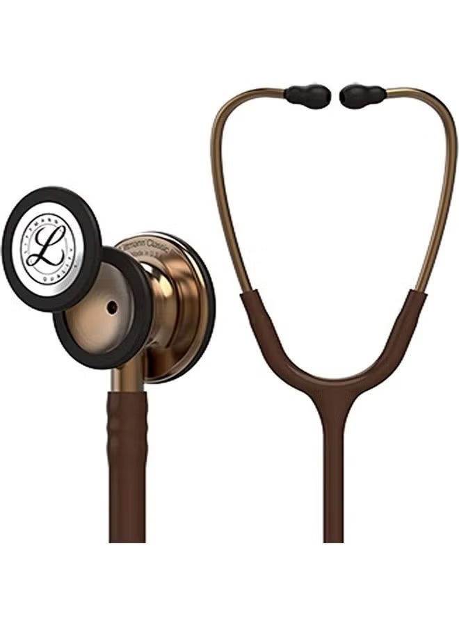 Littmann Classic III Stethoscope, Copper-Finish Chestpiece, Chocolate Tube - Image 1