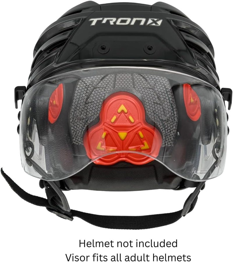 TronX S50 Pro Hockey Helmet Clear Visor (Anti-Scratch/Anti-Fog) CE Certified - Image 3