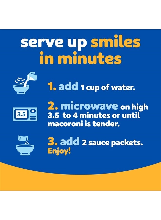 Kraft Mac  Cheese كرافت إيزي ماك أصلي ماك & جبن عشاء مكرونة وجبنة، 6 عبوة - Image 5