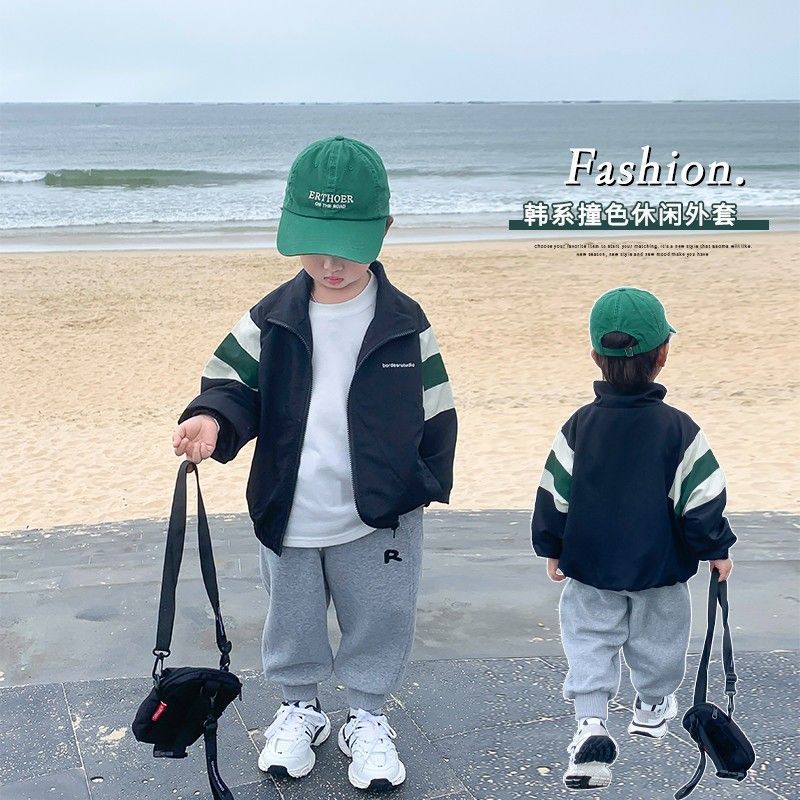 Boys' Coat Spring Clothes Children'S Charge Clothes Early Spring Thin Baby Jacket Boy Clothes - Image 4