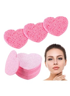 Excefore 25-Count Compressed Facial Sponges, Cellulose Facial Sponges, Facial Cleansing Sponges Pads, Natural Cosmetic Spa Sponges for Facial Cleansing, Exfoliating Mask, Makeup Removal  - Image 1