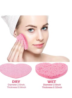Excefore 25-Count Compressed Facial Sponges, Cellulose Facial Sponges, Facial Cleansing Sponges Pads, Natural Cosmetic Spa Sponges for Facial Cleansing, Exfoliating Mask, Makeup Removal  - Image 5