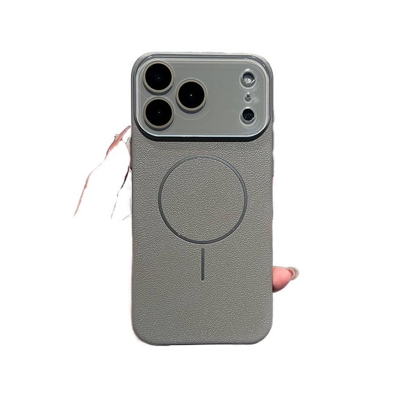 غطاء MagSafe بTPU لـ iPhone 12 Pro Max باللون رمادي مغناطيسي من مادة TPU مع مغناطيس قوي ومقاوم للخدش مع مقاوم للصدمات مع حماية من السقوط لترتيب الأغراض للاستخدام العملي - Image 1