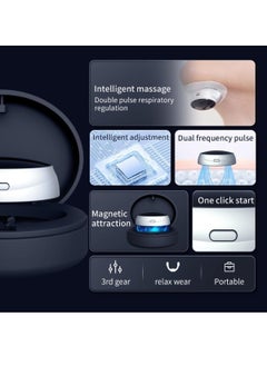 Ru syanl Smart Anti Snoring Device Sleep Apnea Snore Stopper 3-Speed Adjustment TENS Technology and Double Pulse Magnetic Charging Bin for Office Airplane Bedroom Dormitory  - Image 4