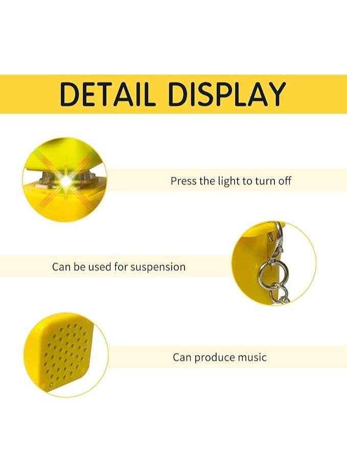 HalaKids Cute Keychain, Quacking Duck Fidget Toy, Duck Keyboard Keycaps, Fun & Portable Anxiety Relief Toy, Stress Reliever - Image 3