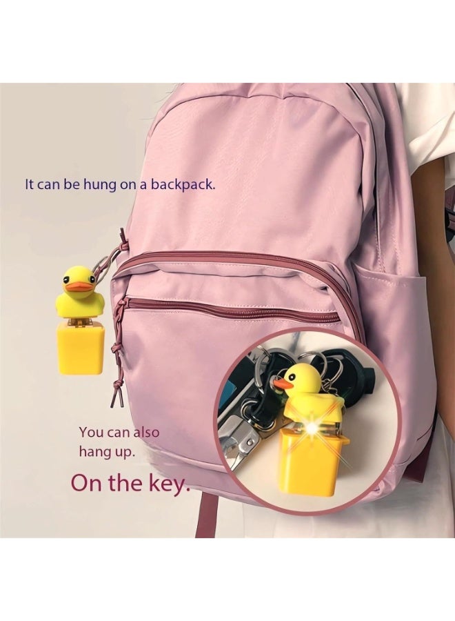 HalaKids Cute Keychain, Quacking Duck Fidget Toy, Duck Keyboard Keycaps, Fun & Portable Anxiety Relief Toy, Stress Reliever - Image 5