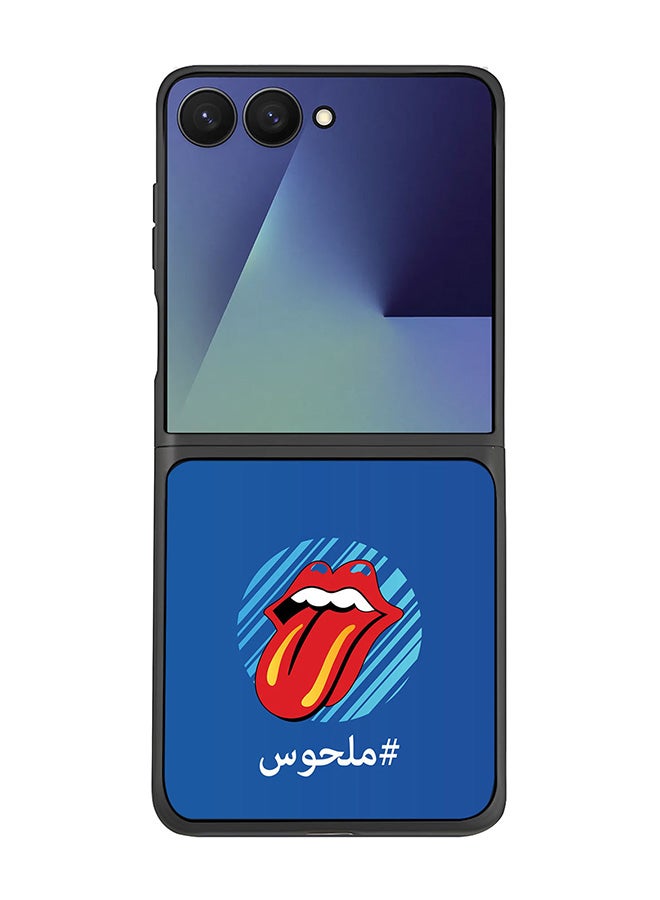 Stylizedd For Samsung Galaxy Z Flip7 Case,Slim fit Camera Protection, Shockproof Thin Phone cover  - Malhoos/Crazy