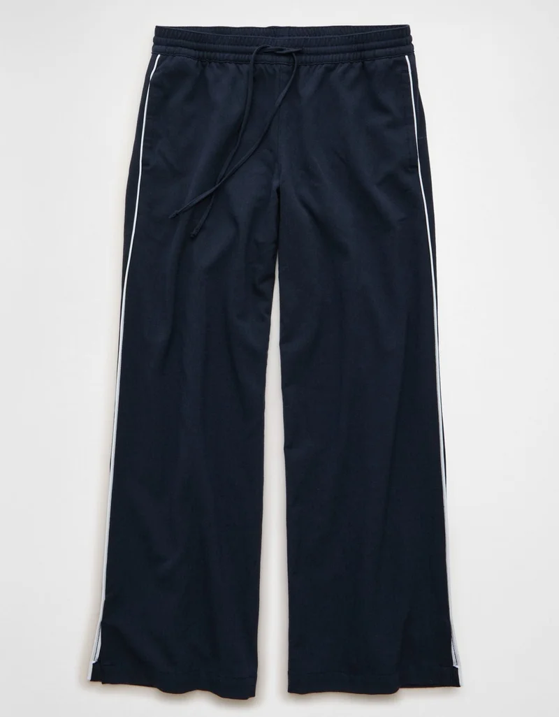 American Eagle  AE Stretch Low Rise Wide-Leg Track Pant for Women | Best Price UAE