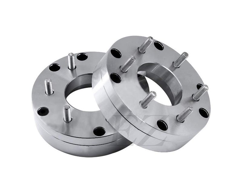 EZAccessory 2 Wheel Adapters 8x65 to 6x55 Fits Early Ford Chevy Dodge Hub Mount 6 Lug Chevy Toyota Wheels