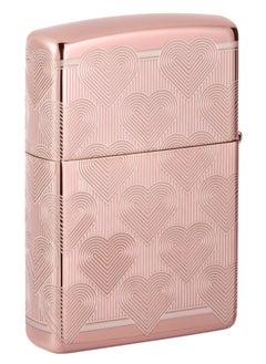 Zippo 49811 Heart Design High Polish Rose Gold Windproof Lighter  - Image 2