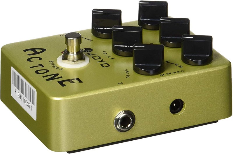 JOYO JF-13 AC Tone Vintage Tube Amplifier Effects Pedal Analog Circuit British Rock Distortion Sound for Electric Guitar Effect - Bypass - Image 3