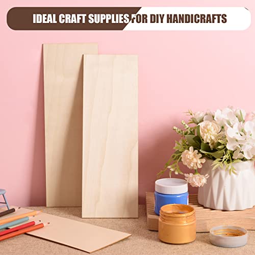AWIZOM 12 Pack Basswood Sheets for Crafts 12 x 4 x 1/8 Inch-3 mm Thick Unfinished Plywood Sheets Thin Craft Wood Sheets Boards for Drawing,Painting, Wood Engraving, Wood Burning,DIY Laser Cutting Projects - Image 3