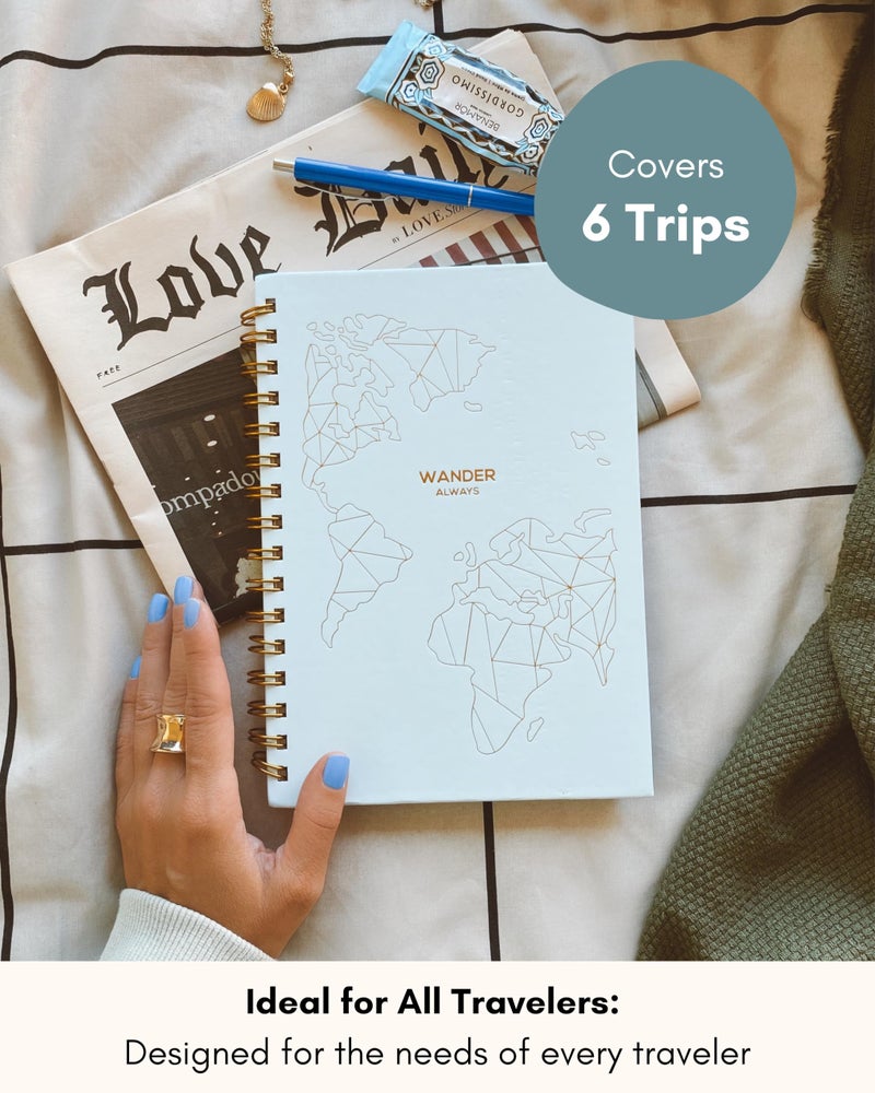 Lamare Travel Journal For Women - Cute Travel Notebook, Bucketlist, Roadtrip & Vacation Planner â€“ Great and Fun Undated Adventure Planner 2025 Gift for Women - Image 2
