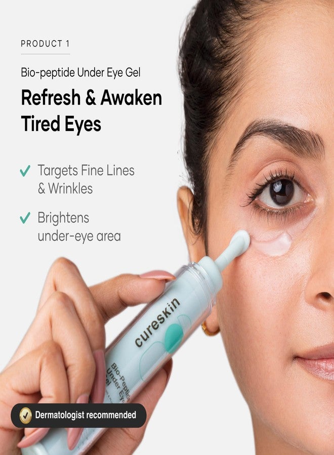 Cureskin 3-in-1 Skin Radiance Kit | Under Eye Gel + Vitamin Boost D-Tan Mask + Soothing Hydration Gel - Image 2