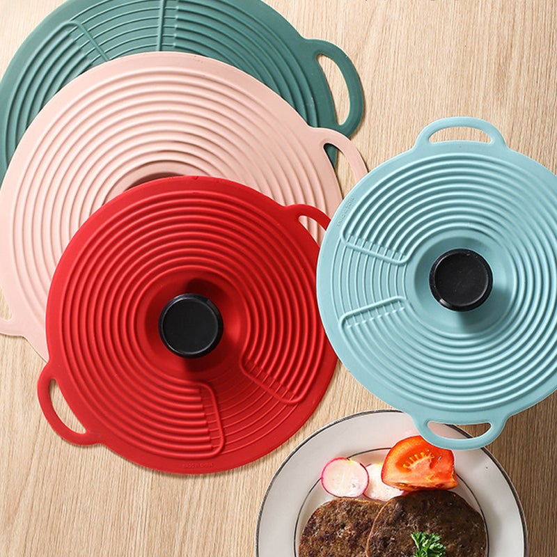 Silicone Bowl Lid, Leak-proof and Reusable, Kitchen and Microwave Safe - Image 5