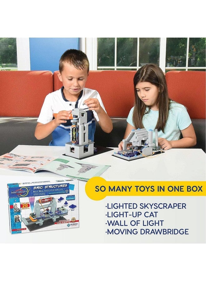 Snap Circuits BRIC: Structures | Brick & Electronics Exploration Kit | Over 20 Stem & Brick Projects | Full Color Project Manual | 20 Parts | 75 BRIC-2-Snap Adapters | 140+ BRICs - Image 3