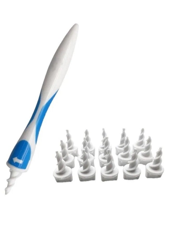 OASIS-TH Ear Wax Remover Ear Wax Removal Tool with 16 pcs Soft Silicone Washable Tips Spiral Ear Cleaner Earwax Removal Cleaning Kit for Adults Kids  - Image 2