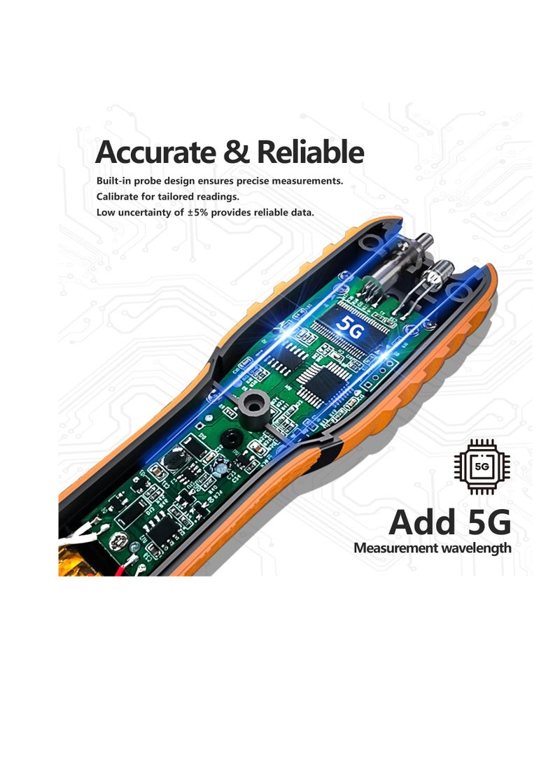 Excefore Mini Optic Fiber Cable Tester, Fiber Optic Tools with 400mAh Lithium Battery, Optical Fiber Power Meter for FC/SC/ST Universal Connector, Fiber Optic Light Meter - Image 3