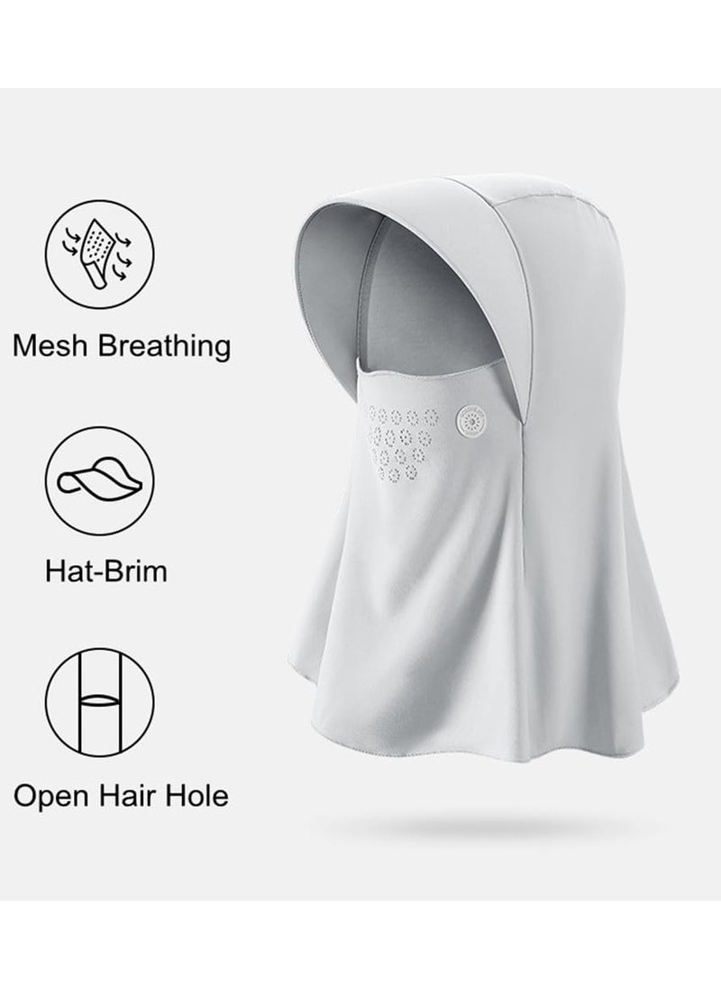 Generic - Unisex Sun Protection Face Mask - Ice Silk Bandana Scarf Breathable Protection Sunscreen Mask Cooling Face Neck UV Protection for Summer Outdoor Activities - Image 1