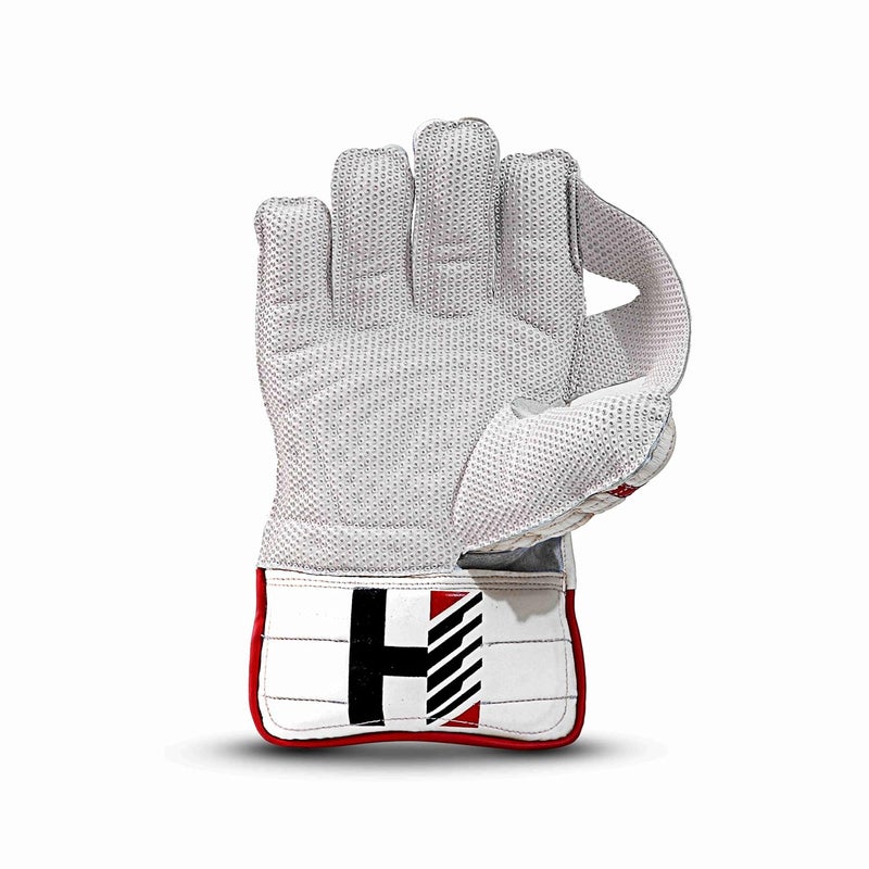 Heega Choice of Champion Polyurethane Heritage Cricket Wicket Keeping Gloves (White) (Men) - Image 2