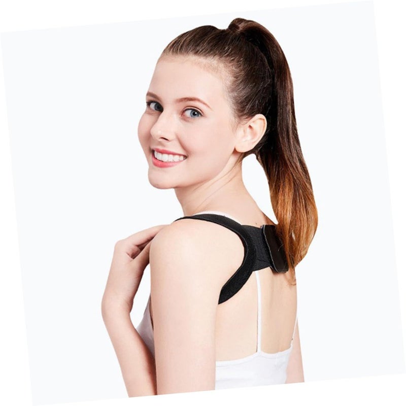 Posture Support Upper Back Brace for Adults Humpback Correction White - Image 4