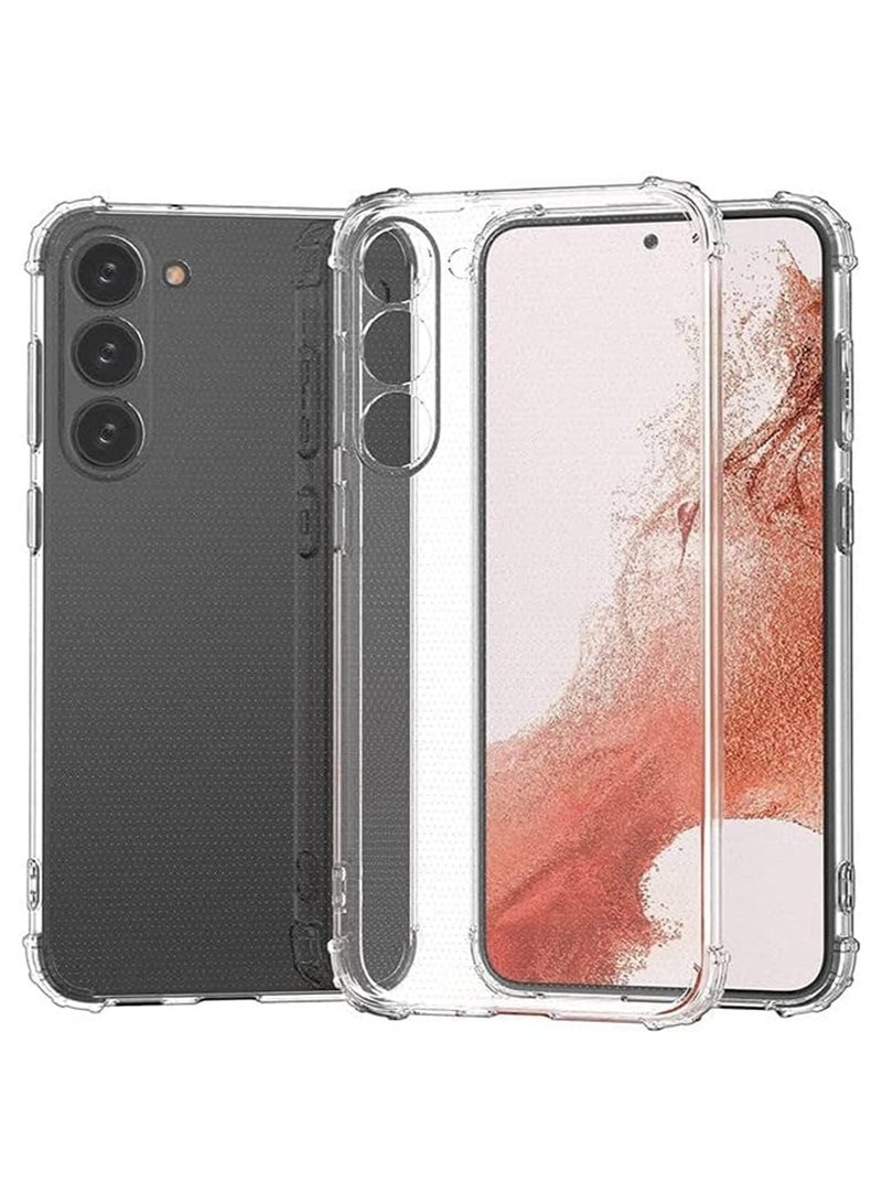 فواتير جراب سامسونج S23 بلس 5G عالي الجودة - غطاء شفاف من TPU الناعم مع حماية من الصدمات وزوايا معززة - Image 1