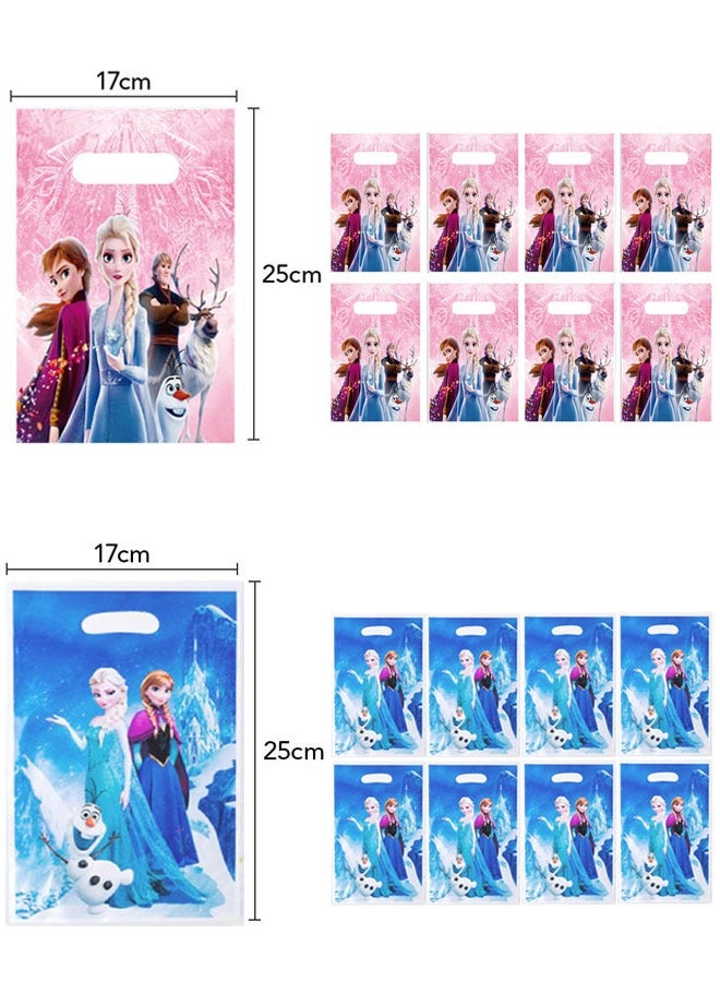 Party 40 PCS Frozen birthday party supplies, cartoon candy bags, tote bags, kids gift bags, adult birthday party decorations  - Image 2