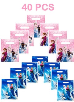 Party 40 PCS Frozen birthday party supplies, cartoon candy bags, tote bags, kids gift bags, adult birthday party decorations  - Image 1