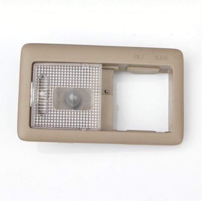 Wivplex Beige Gray Car Interior Roof Dome Lamp - Image 1