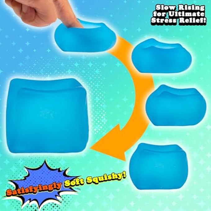 STRBOXONG Sensory Stress Cube High-Density Gel Filled Squishy Toy with Matte Texture for Kids & Adults, Stress and Anxiety Relief Fidget, Autism-Supportive, 1-Pack in Purple - Image 5