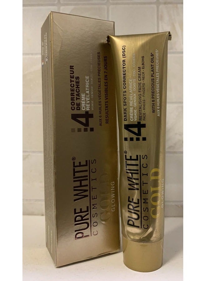 Pure White Cosmetics Cream 4 Dark Spots Corrector Gold