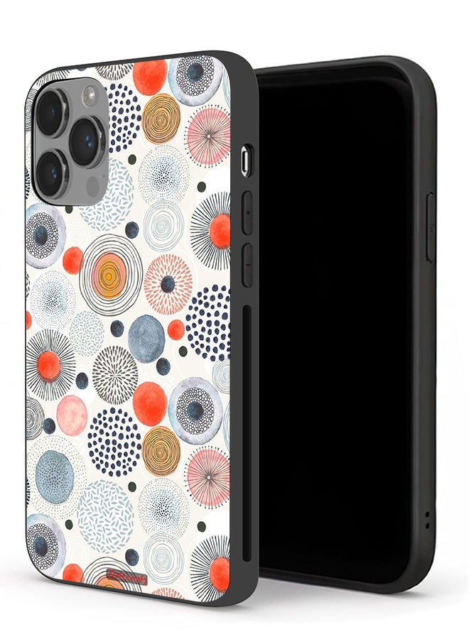 Tolwak Apple iPhone 14 Pro Max Protective Case Cotton Flowers Pattern - Image 1