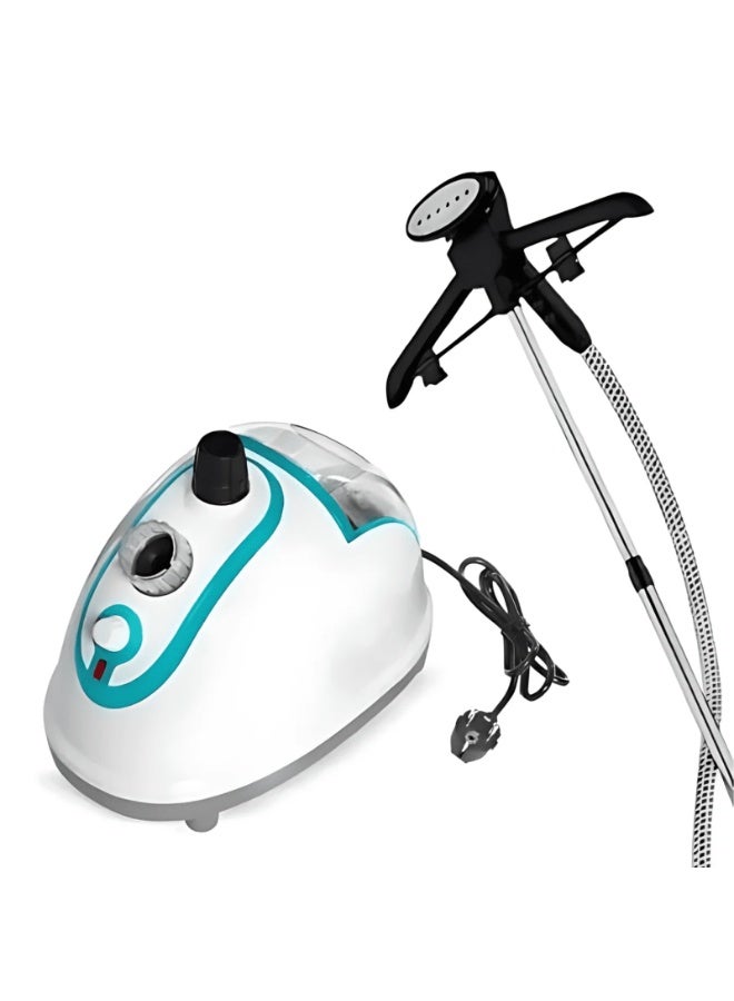 RAF Modern Garment Steamer with Detachable Water Tank, Adjustable Pole Stand, Powerful Steam Head, Easy Storage Design, Perfect for Removing Wrinkles from Shirts, Dresses, Pants, Uniforms, and Household Textiles Quickly and Safely - Image 3