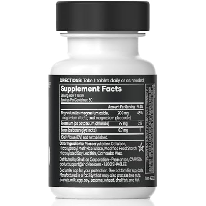 Shaklee -Sustained Release VitalMag - Magnesium Supplement for Nerve, Muscle, and Heart Health - Potassium & Boron Blend - Supports Cardiovascular Health - Easy Digestion - 30 Tablets - Image 2